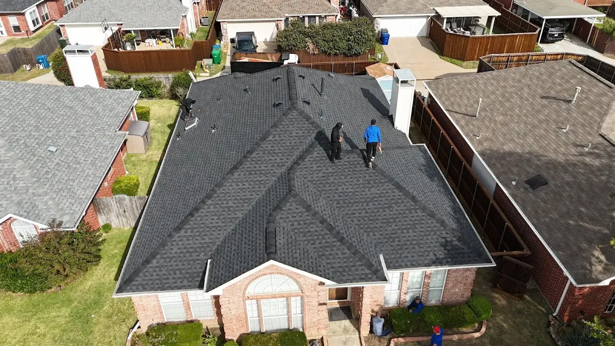 Slate & Tile Roof Repair work in progress on a East Brunswick property